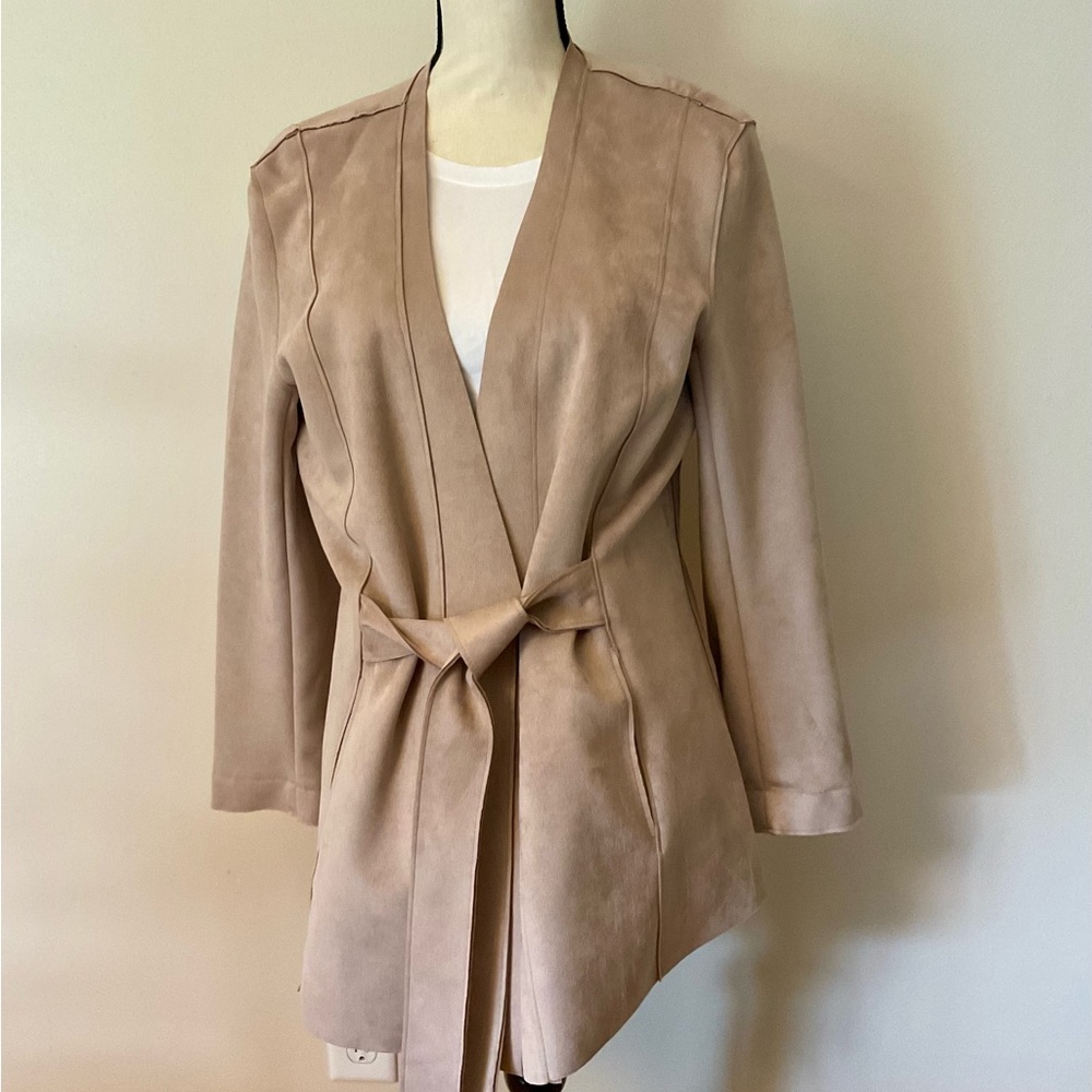 Zara faux Ultra Suede Jacket